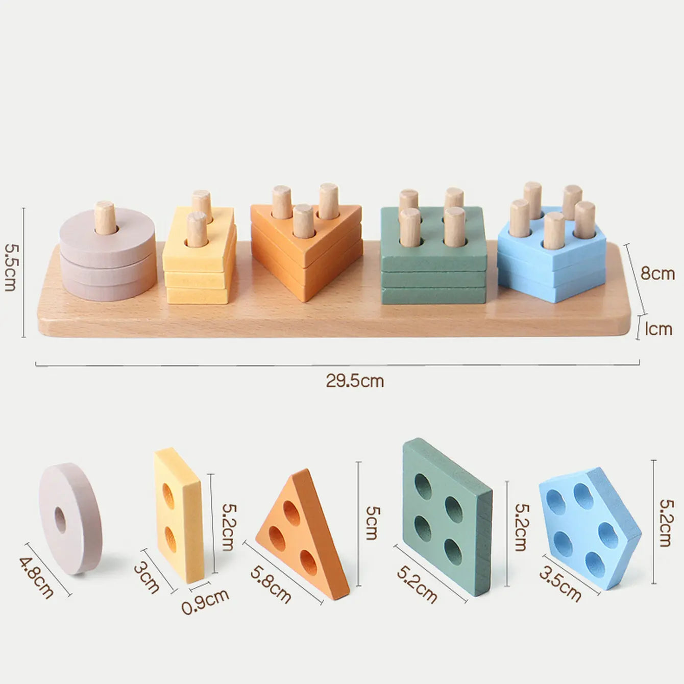 Wooden Sorting Stacking Toys