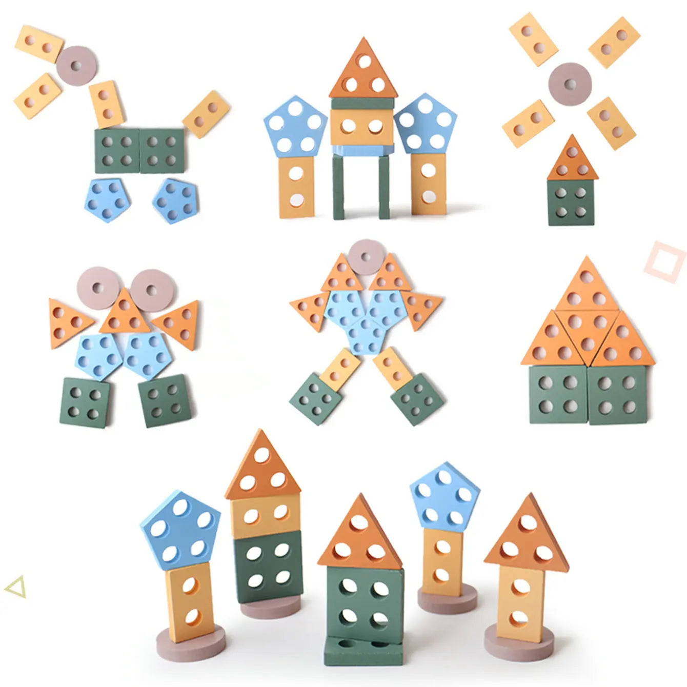 Wooden Sorting Stacking Toys