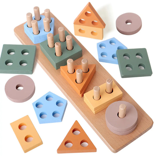 Wooden Sorting Stacking Toys