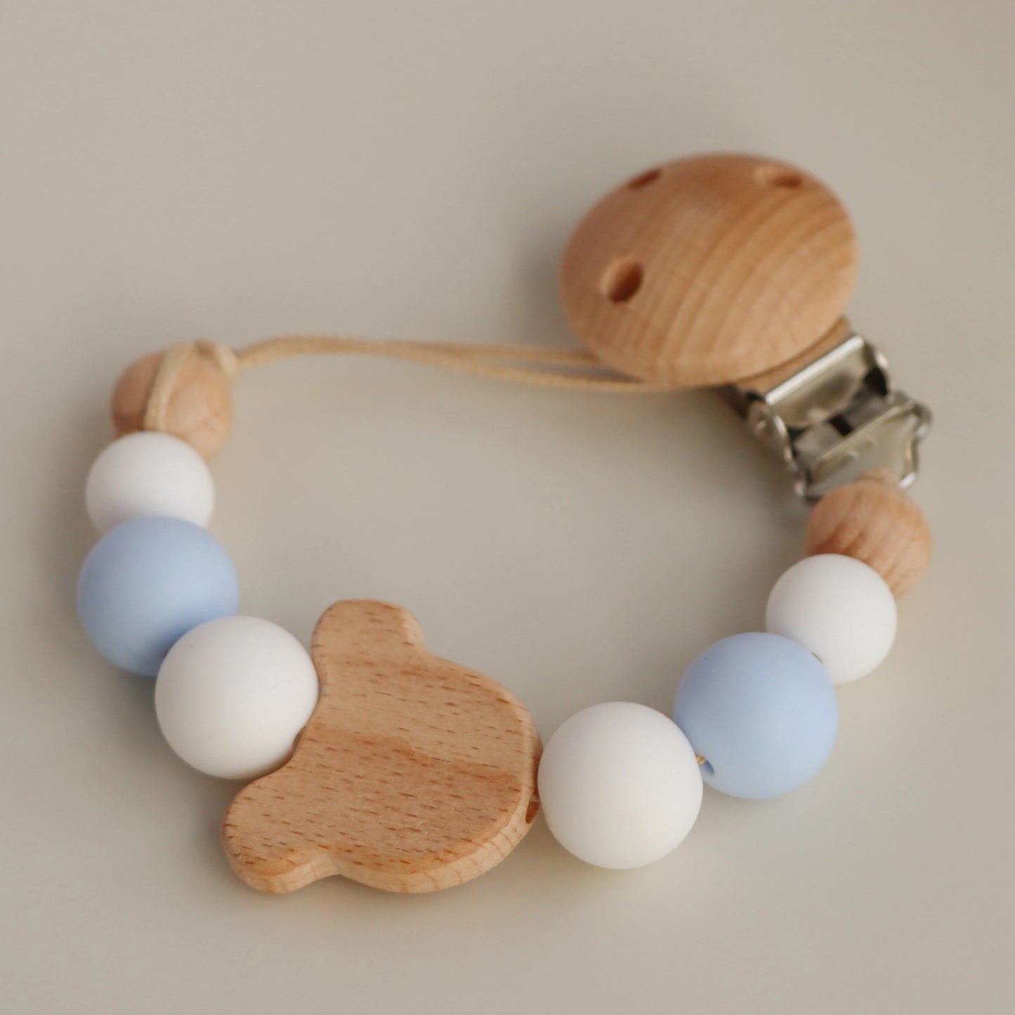 Attach For Pacifier In Silicone and Wooden