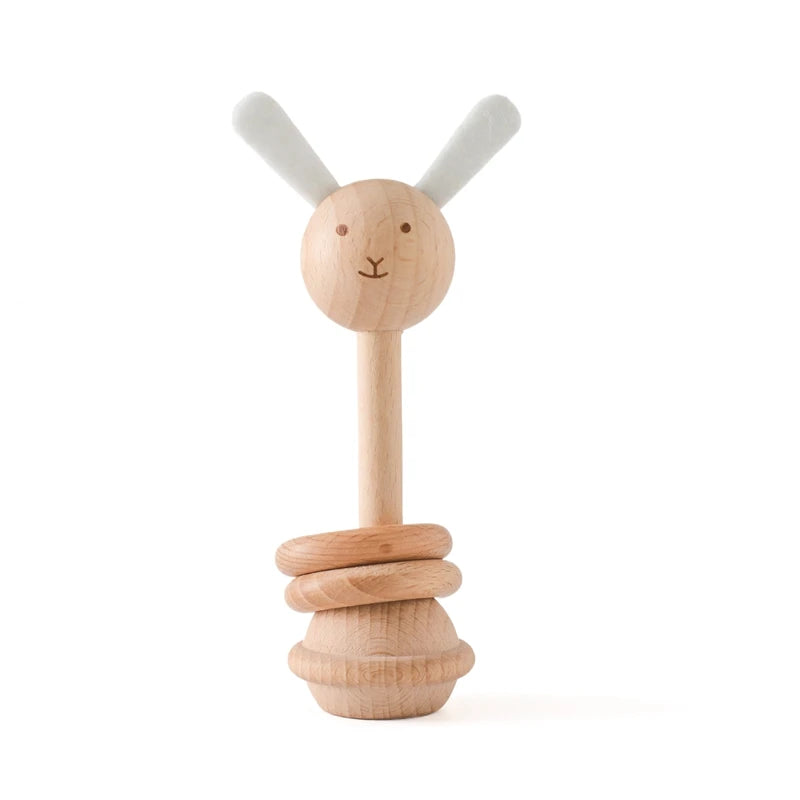 Rattles Toys Beech Wooden