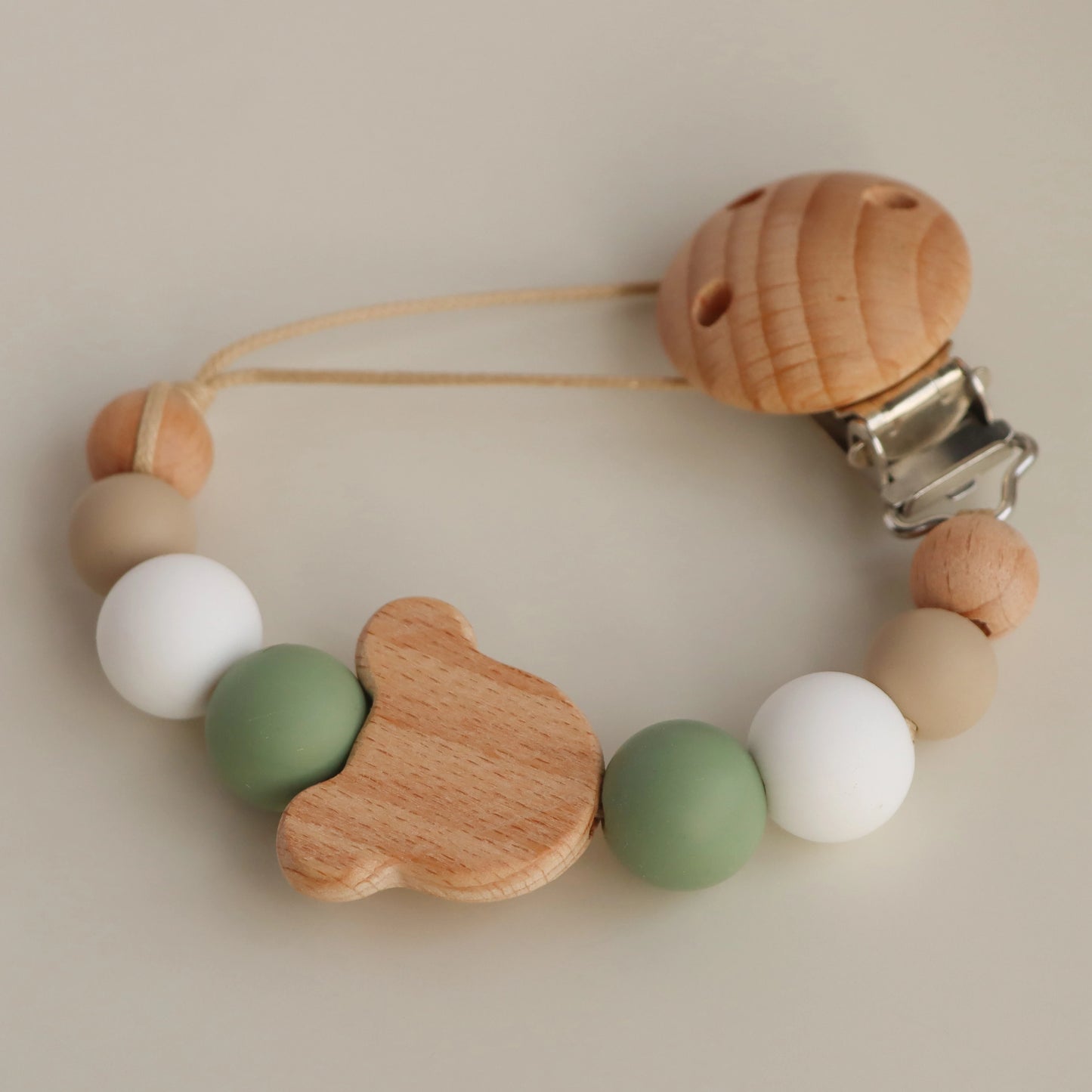 Attach For Pacifier In Silicone and Wooden