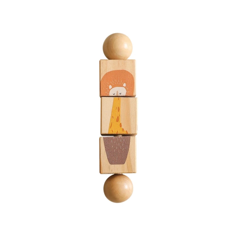 Rattles Toys Beech Wooden